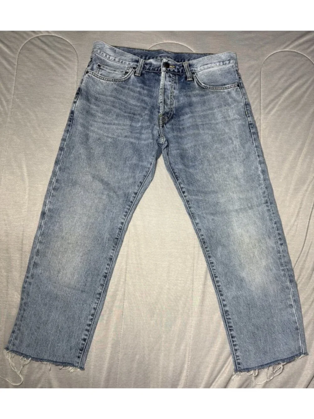 VTG Carhartt WIP Klondike Pant Men’s Blue Denim Jeans Size 32x32